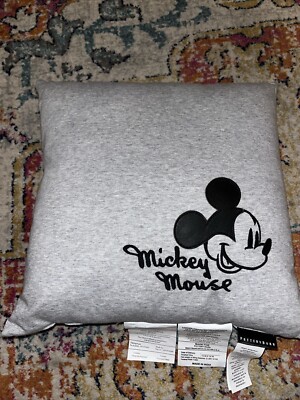 pottery barn Disney mickey mouse throw pillow  NWT  12x 12-image