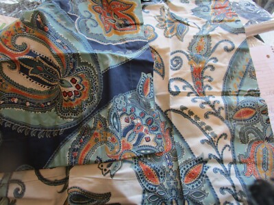 1 Pottery Barn Leah Paisley standard sham New wo tag-image