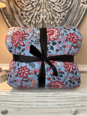 Pottery Barn Shannon Reversible KING/CAL. KING Quilt Pink Multi PRE-OWNED READ-image