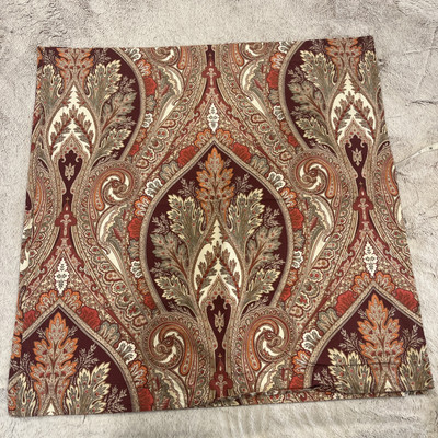 (2) Pottery Barn Caesarea 79737 Paisley Large Euro Pillow Shams 29x29-image