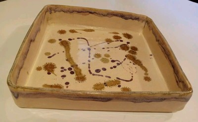 Studio Artist Hand Painted & Made Pottery 9.5