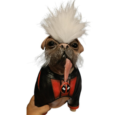 Dog Pool Deadpool Filamento PLA 1:1 Scale Model  3d Print Statue Figure-image