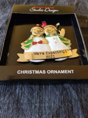 Regent Square Studio Design-We're Expecting! 2021 -  Christmas Ornament BNIP-image