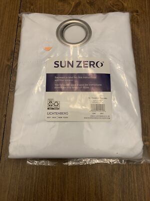 Sun Zero Duran Thermal Insulated 100% Blackout Grommet Curtain (1) Panel 63