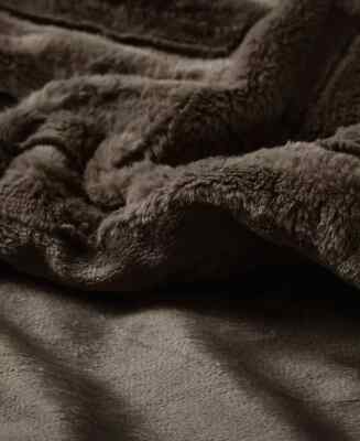 Madison Park Arctic Checkerboard Plush Faux-FurThrow, 50