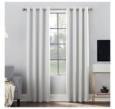 Sun Zero Oslo Theater Grade 120” Blackout Curtain Panel With Grommets-image