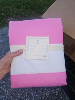 Pottery barn Rugby striped duvet cover-image