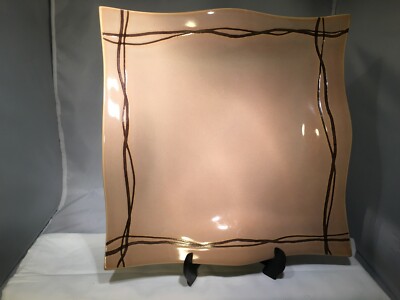 STUDIO NOVA MYSTIC COVE BEIGE PLATTER HA104 12
