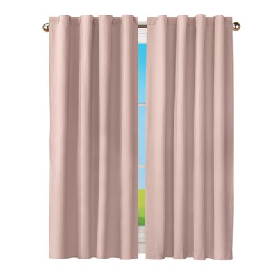 Cyrus 2-Pack Thermal Insulated Energy Saving 100% Blackout Back Tab/Rod Pocke...-image