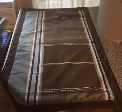 Madison Park Set Of (2) King Size Pillow Shams With Blue & Browns-image