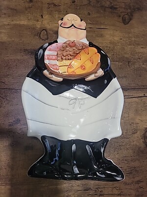 Chip and Dip tray Butler Serving Bowl Kitchen 14.76x9 Rare Find Dessert Chef-image