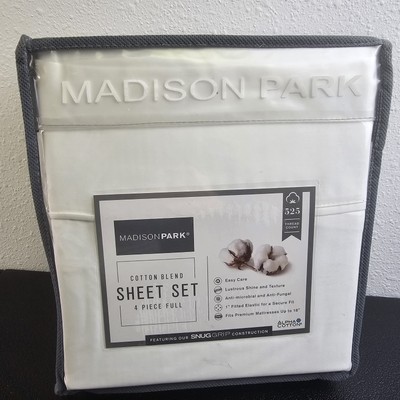 (S6) Madison Park Full Sheet Set 4 Piece Bedding-image