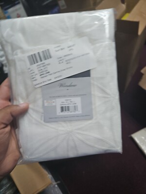 Madison Park Gemma Sheer Embroidered Window Valance-image