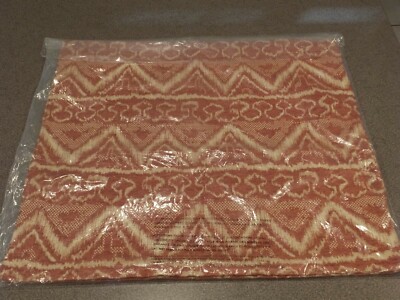 New Pottery Barn Ikat Jacquard (Terra Cotta) 24