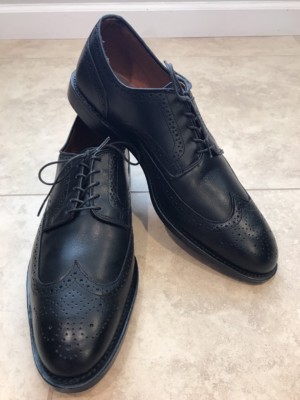 Allen Edmonds 'Madison Park' Wingtip, Size 12 D, Black, Retail $385-image