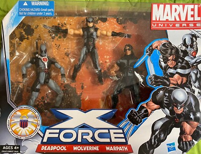 MARVEL X-Force - Deadpool, Wolverine and  Warpath, all in one box, NEW-image