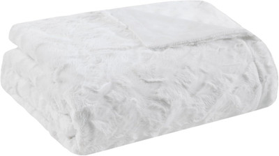 Zuri Soft Plush Luxury Oversized Faux Fur Throw Animal Stripes Design, Faux Mink-image