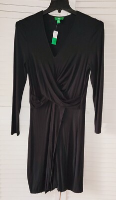 Womens Size XL Dress Knit Pullover Long Sleeves Wrap-image