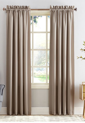 Sun Zero Grant Room Darkening Rod Pocket Top 54