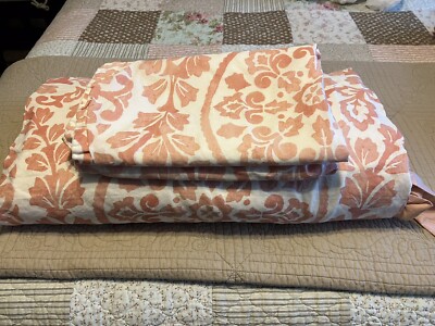 Pottery Barn Anna Duvet and 2 Euro Shams - EUC -image
