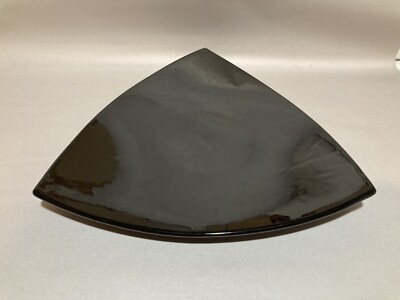 Salins Studio France Black Ceramic Dinner Plate-image