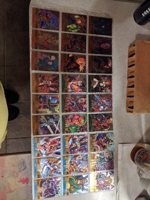 1995 Marvel Metal Fleer Base Set (ONLY 135 not 138) Cards. New Condition -image