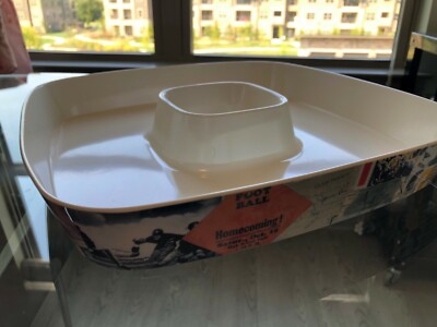 Rare Vintage Football Homecoming Graphic Chip and Dip Tray-image