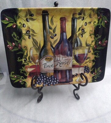 Certified International Tre Sorelle  Studios  Platter 16X12