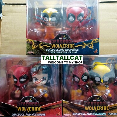 Marvel Hot Toys COSB1092 COSB1121 COSB1122 DEADPOOL & WOLVERINE Cosbaby Box Set-image
