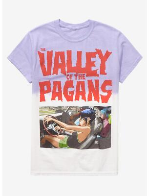 Gorillaz Valley Of Pagans Dip-Dye Girls T-Shirt-image