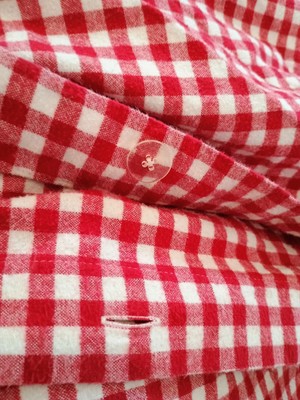 Cozy Cottage core/Country Pottery Barn Flannel Queen Duvet Cover-image