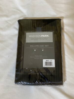 Madison Park Essentials Polyester Solid Satin 2 Pcs Pillow Case MPE21-777-image