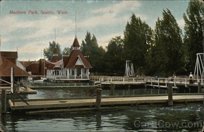 Seattle,WA Madison Park 1909 King County Washington Pacific Novelty Co. Postcard-image