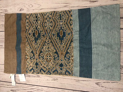 Pottery Barn izal pieced lumbar pillow cover 20x36-image