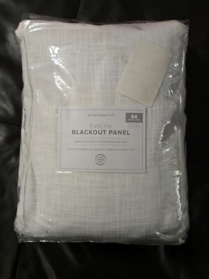 Evelyn Blackout Panel Seaton White Pottery Barn Kids 50 x 96 in-image