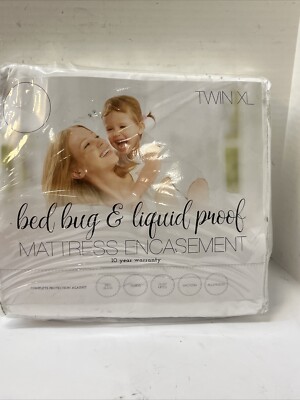 TWIN XL Casual Comfort Premium Bed Bug Spill Proof Zippered Mattress Protector-image