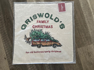 Pottery Barn National Lampoon's Christmas Vacation pillow cover Family 20
