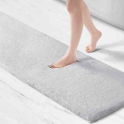 Madison Park Signature Marshmallow Bath Rug - 24 x 40 - Grey-image