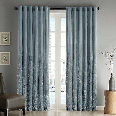 Madison Park Andora 50″ x 95″ Embroidered Curtain Panel-image