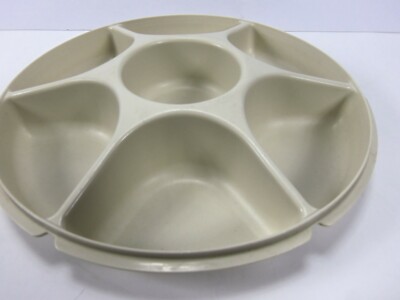 Tupperware Almond Chip/Dip/Veggie Fruit Party Tray Only1665-4-image
