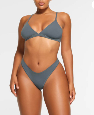 Skims Cotton Jersey Dipped thong-image