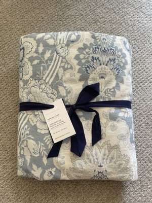 New Pottery Barn Kravet Arboretum Petite Floral Reversible King Duvet-image