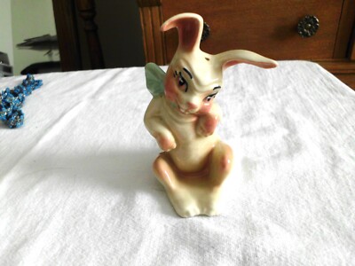 Vintage Ceramic Arts Studio Rabbit Salt Shaker 4 1/4