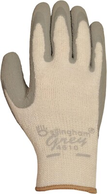 Bellingham Glove C4510l Large Grey Latex Palm Insulated Dip Gloves- 12 Pack-image