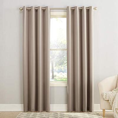 Barrow Energy Efficient Grommet Curtain Panel Pair-image