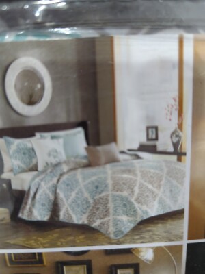 Madison Park Isla Reversible 3-Pc. Duvet Cover Set, Cal/King Bedding New-image