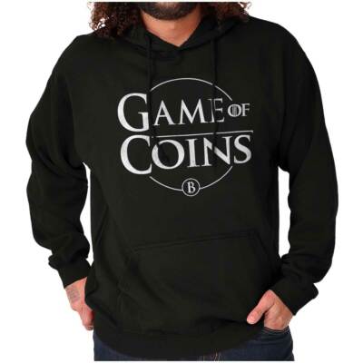 Funny Sarcastic Crypto Humor Game of Coins Hoodie Hooded Sweatshirt Men Women-image