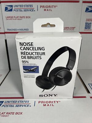 NEW - Sony MDR-ZX110NC Wired Over the Ear Headphones - SAME DAY SHIP - WARRANTY-image