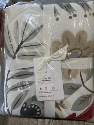 Pottery Barn Jolly Bird Sham Standard Quilted One-image