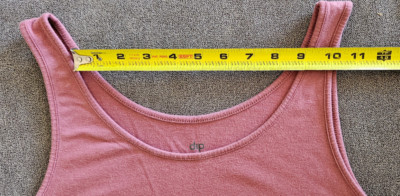 Dip Tank Top L Dark Mauve Women's-image